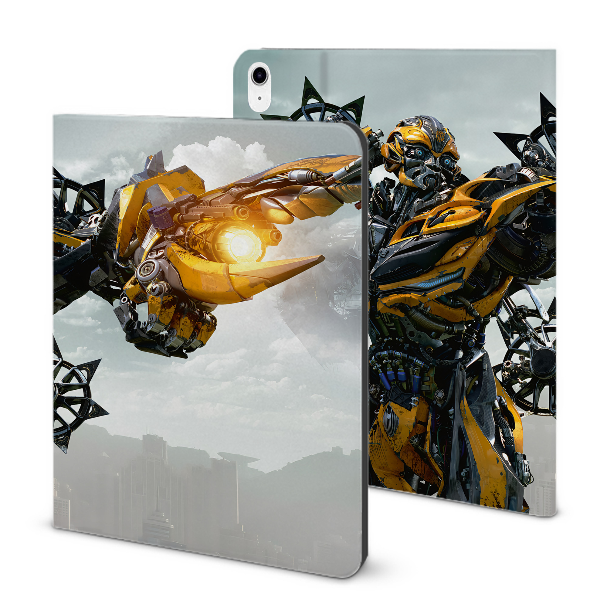 （画像用） Transformers トランスフォーマー IPad ケース ブック型 PUレザー TPU 耐衝撃 軽量 薄型 ペン収納なし 全面保護 IPad 各モデル対応